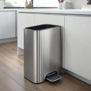 Steel Step Trash Can